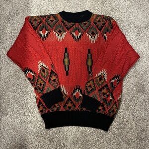 Vintage Bachrach Coogi Style Tundra Sweater Size Medium